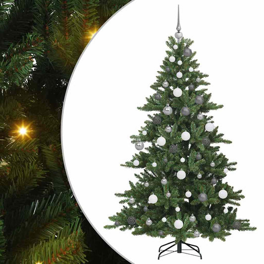 Künstlicher klappbarer Weihnachtsbaum mit 300 LEDs 180 cm PVC