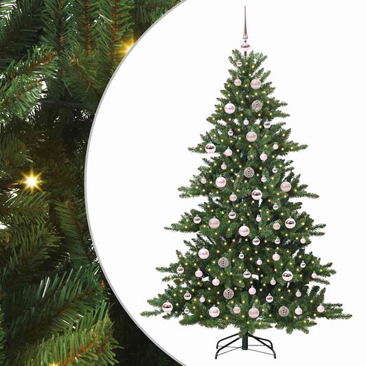 Künstlicher klappbarer Weihnachtsbaum mit 300 LEDs 180 cm PVC