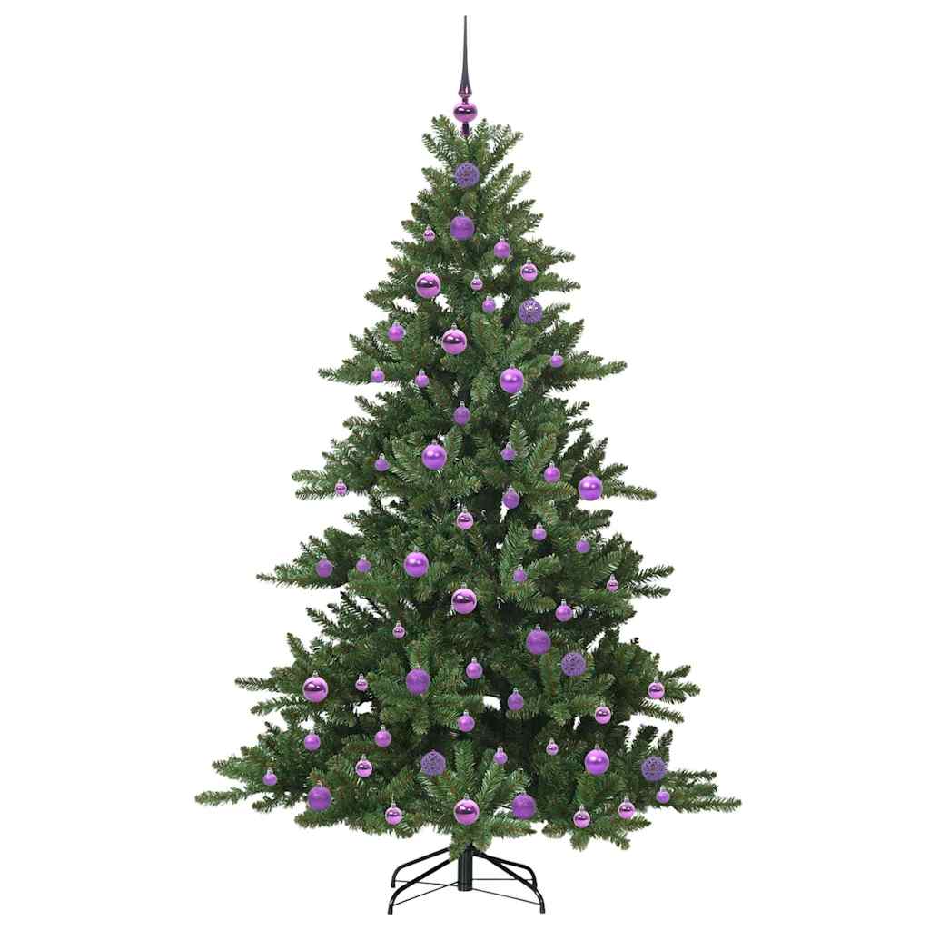 Künstlicher klappbarer Weihnachtsbaum mit 300 LEDs 180 cm PVC