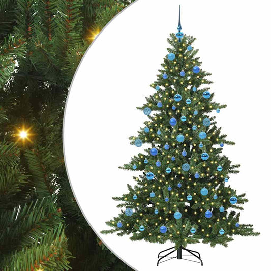 Künstlicher klappbarer Weihnachtsbaum mit 300 LEDs 180 cm PVC