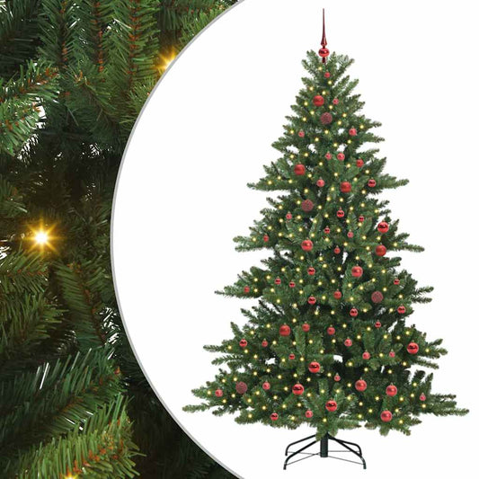 Künstlicher klappbarer Weihnachtsbaum mit 300 LEDs 210 cm PVC