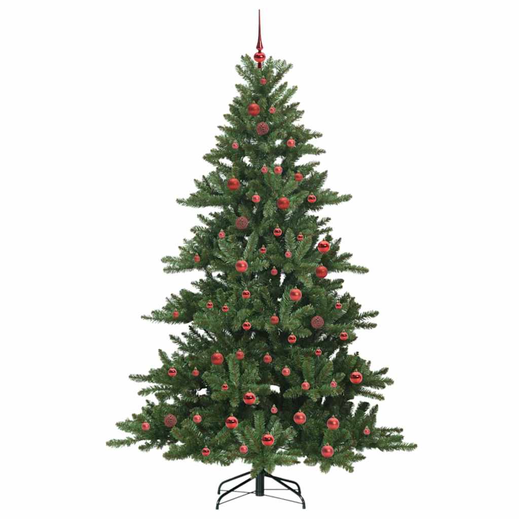 Künstlicher klappbarer Weihnachtsbaum mit 300 LEDs 210 cm PVC