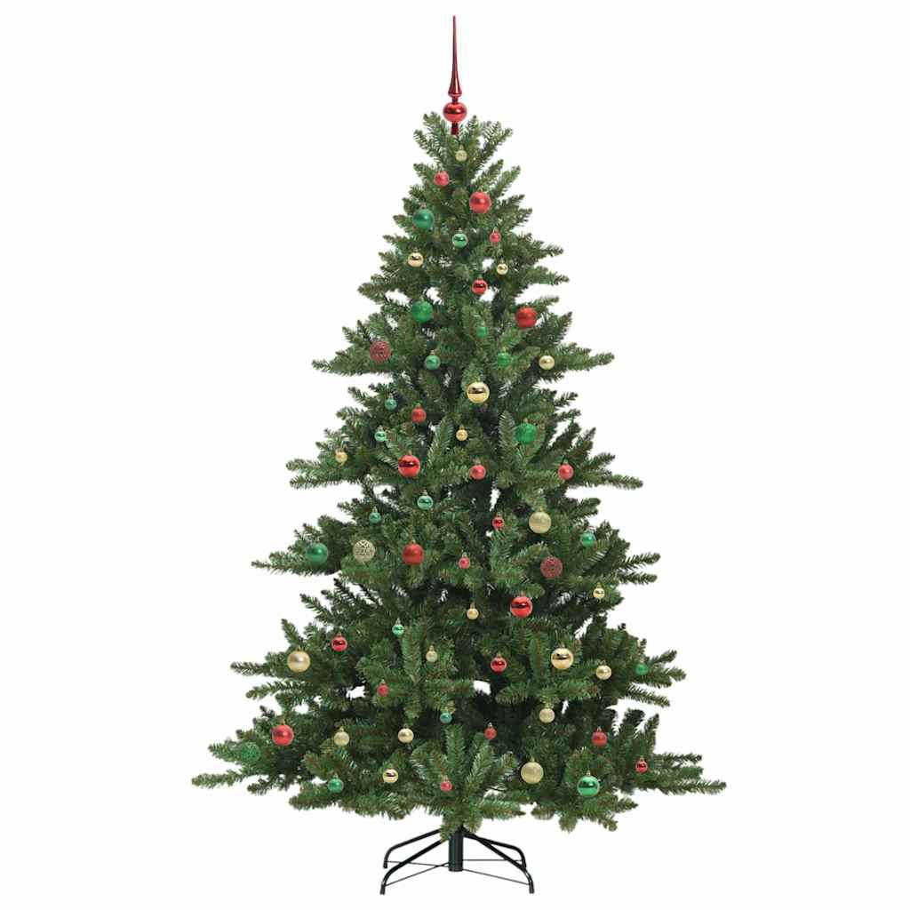 Künstlicher klappbarer Weihnachtsbaum mit 300 LEDs 210 cm PVC
