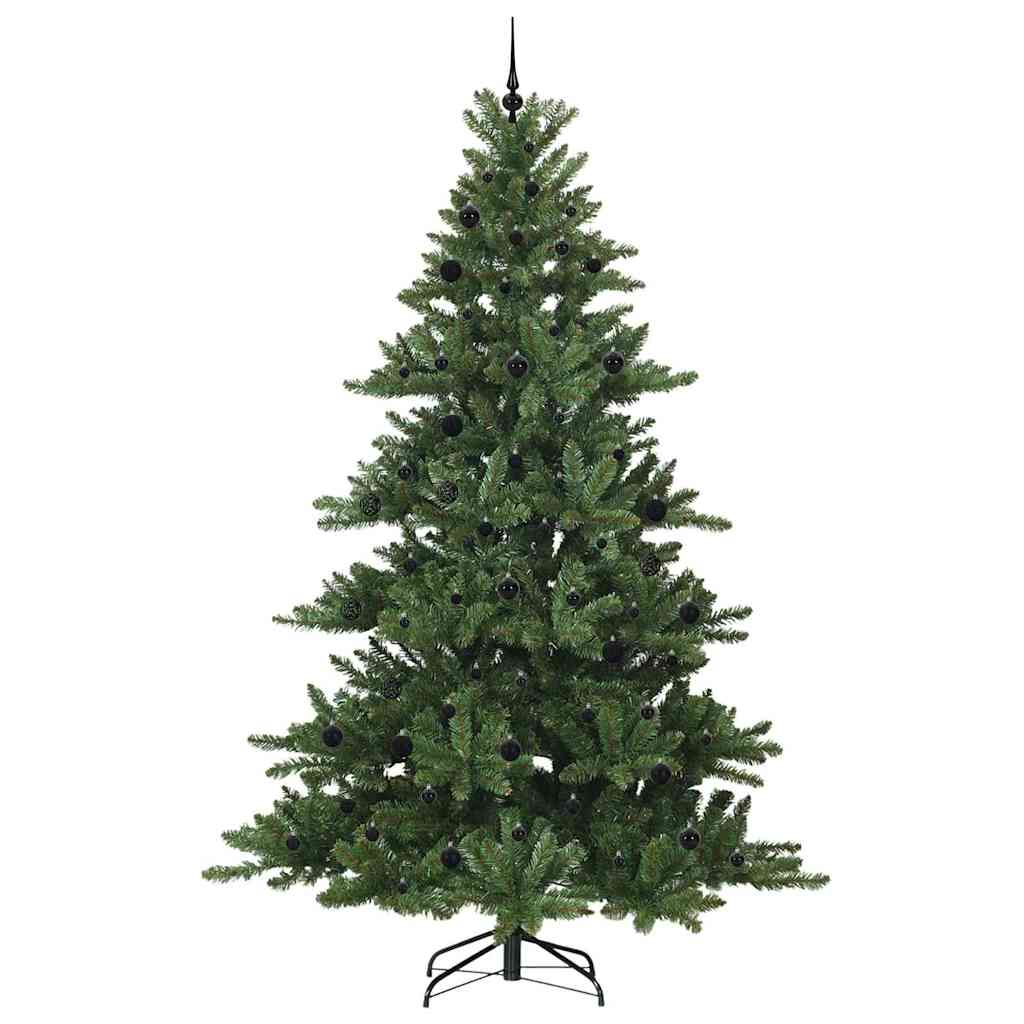 Künstlicher klappbarer Weihnachtsbaum mit 300 LEDs 240 cm PVC
