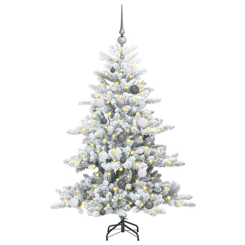 Künstlicher klappbarer Weihnachtsbaum mit 150 LEDs 150 cm PVC