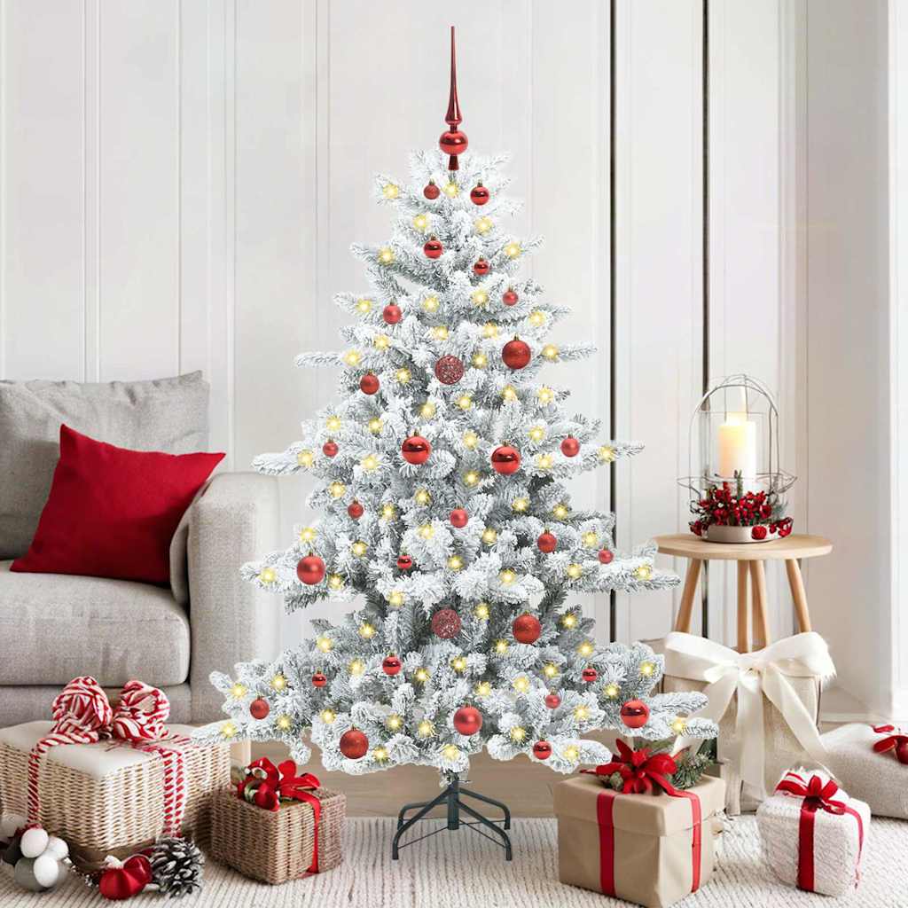 Künstlicher klappbarer Weihnachtsbaum mit 150 LEDs 150 cm PVC