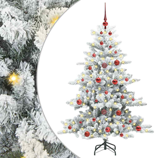 Künstlicher klappbarer Weihnachtsbaum mit 150 LEDs 150 cm PVC