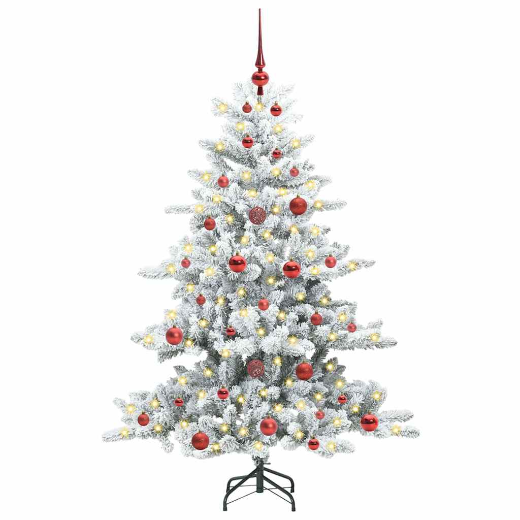 Künstlicher klappbarer Weihnachtsbaum mit 150 LEDs 150 cm PVC