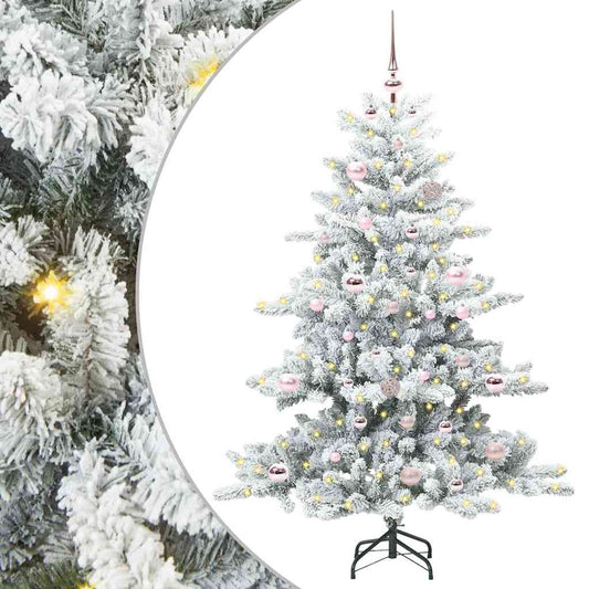 Künstlicher klappbarer Weihnachtsbaum mit 150 LEDs 150 cm PVC
