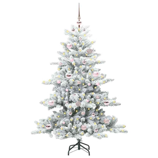Künstlicher klappbarer Weihnachtsbaum mit 150 LEDs 150 cm PVC