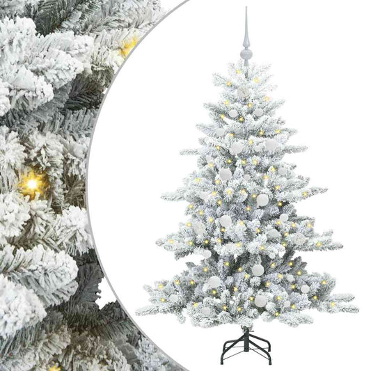 Künstlicher klappbarer Weihnachtsbaum mit 150 LEDs 150 cm PVC