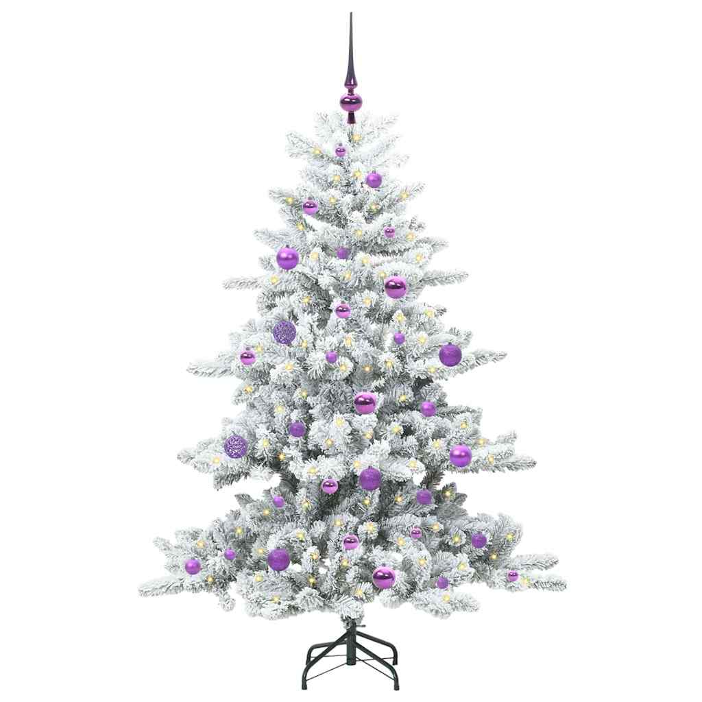 Künstlicher klappbarer Weihnachtsbaum mit 150 LEDs 150 cm PVC