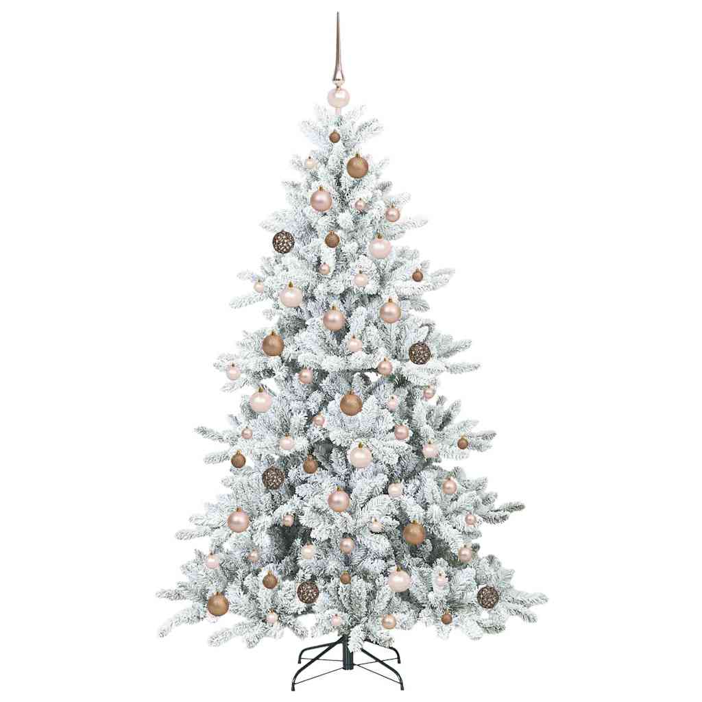 Künstlicher klappbarer Weihnachtsbaum mit 300 LEDs 180 cm PVC