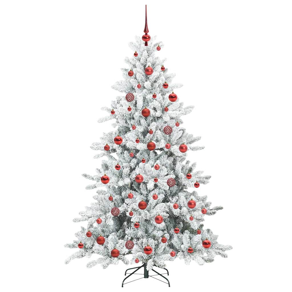 Künstlicher klappbarer Weihnachtsbaum mit 300 LEDs 180 cm PVC
