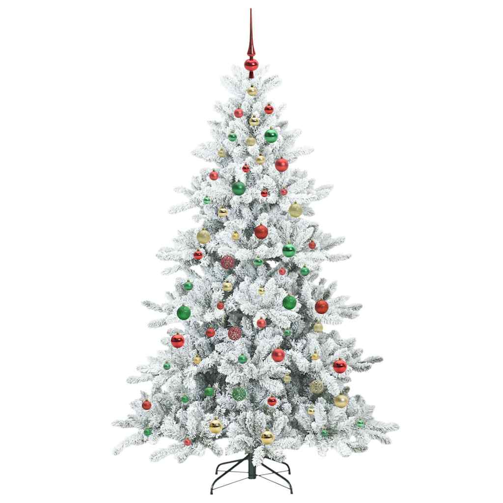 Künstlicher klappbarer Weihnachtsbaum mit 300 LEDs 180 cm PVC