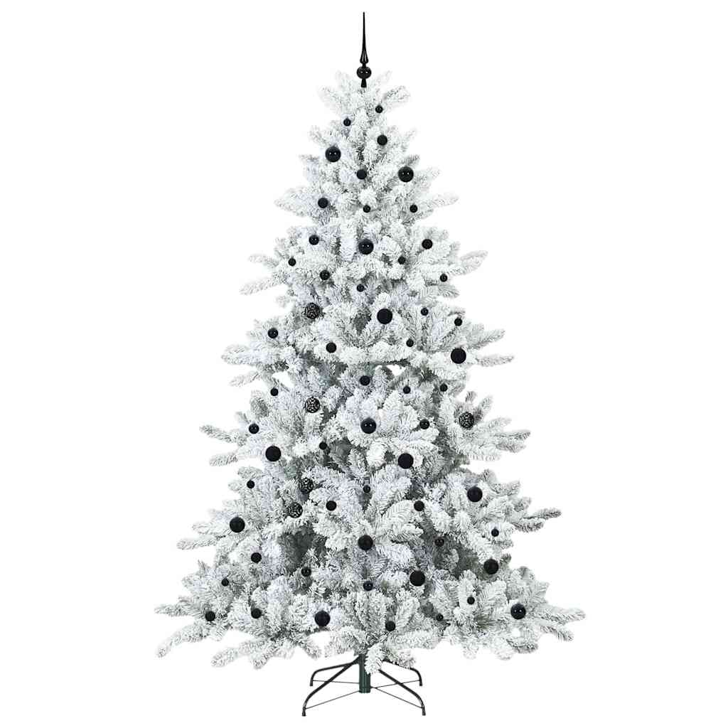 Künstlicher klappbarer Weihnachtsbaum mit 300 LEDs 240 cm PVC