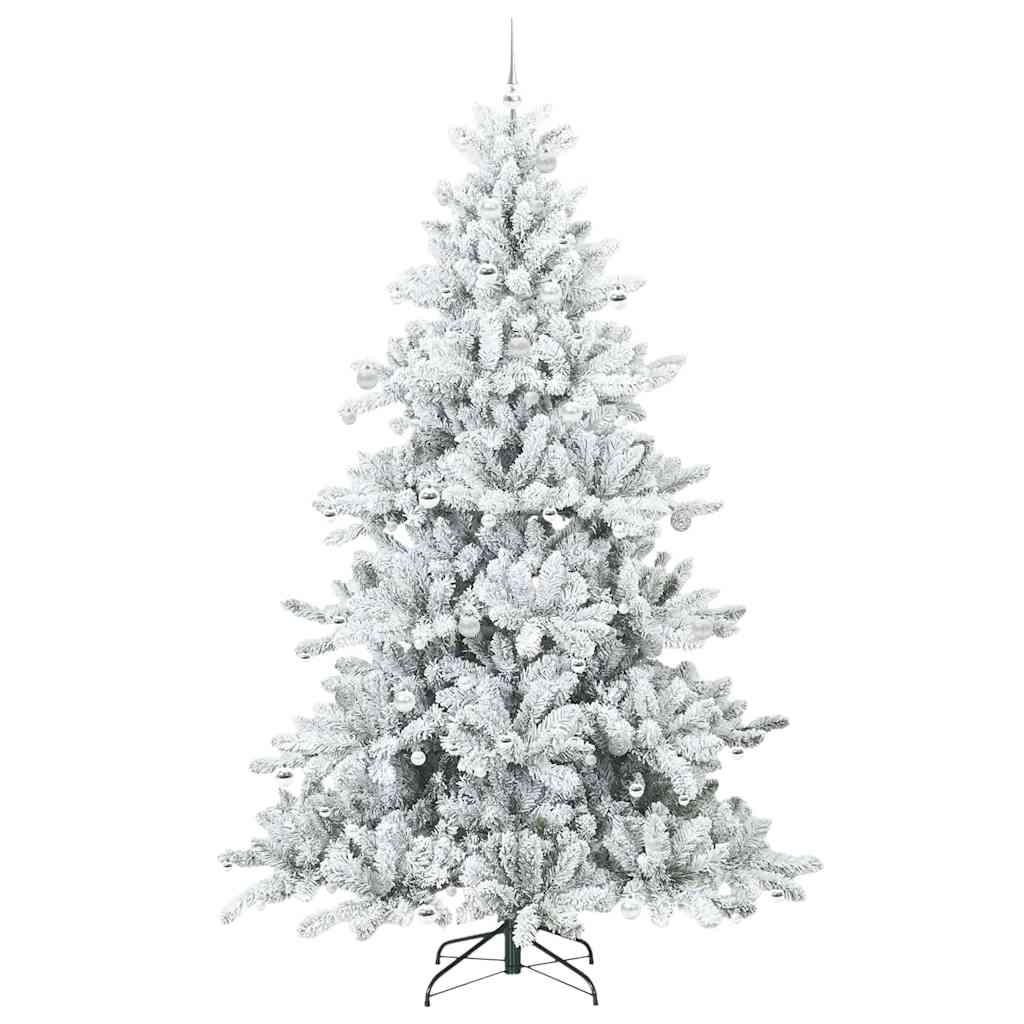 Künstlicher klappbarer Weihnachtsbaum mit 300 LEDs 240 cm PVC