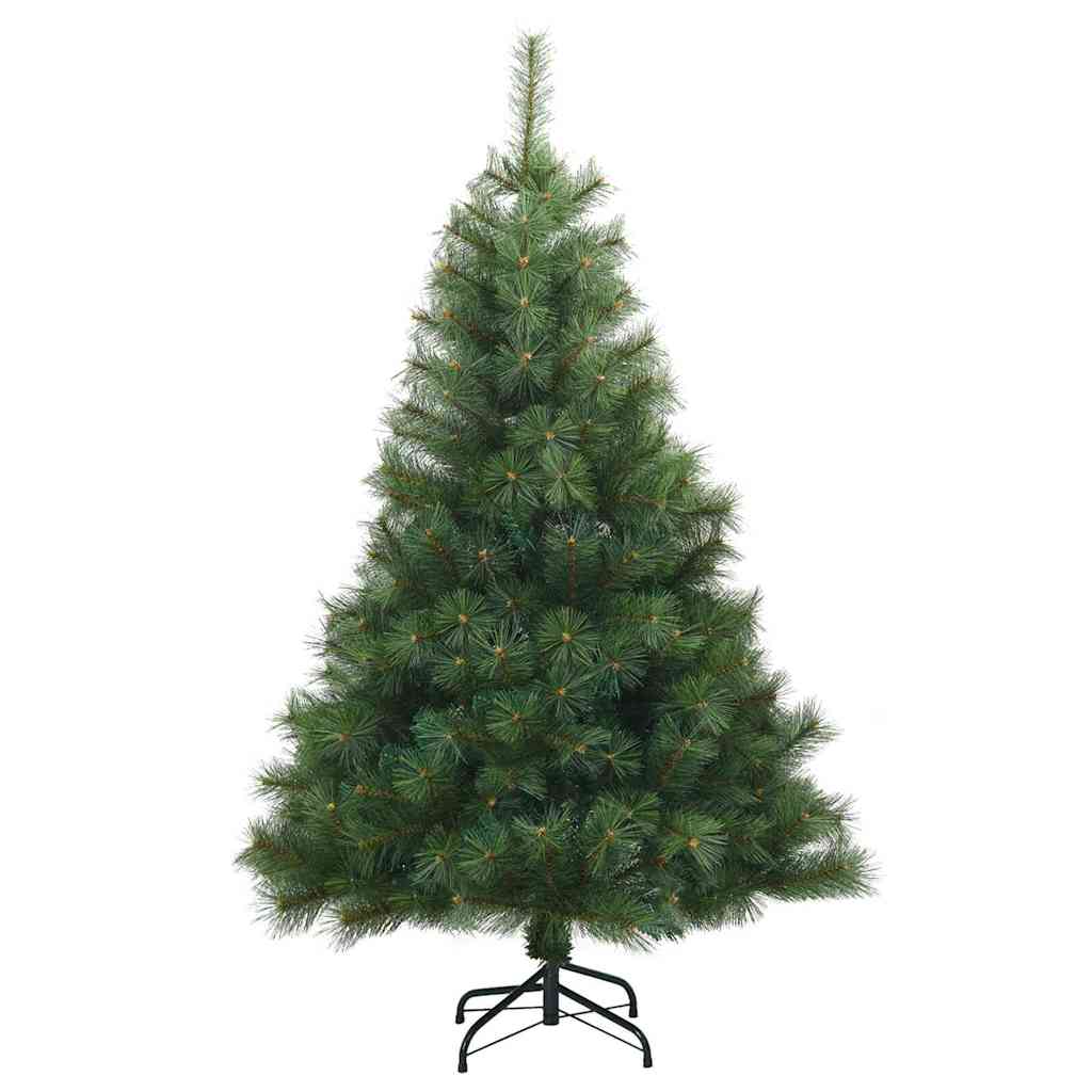 Künstlicher Weihnachtsbaum mit 150 LEDs Grün 120 cm PE und PVC