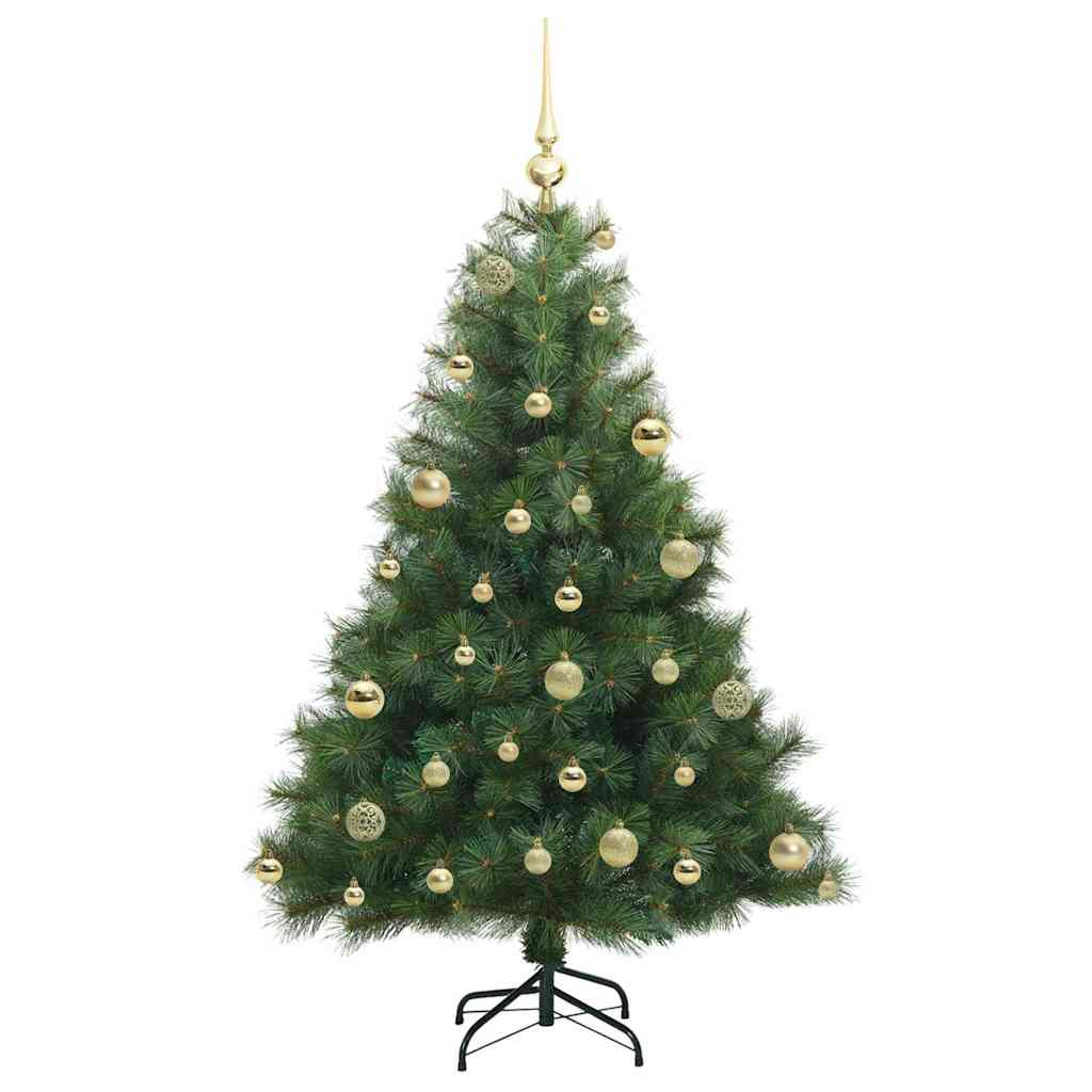 Künstlicher Weihnachtsbaum mit 150 LEDs Grün 120 cm PE und PVC