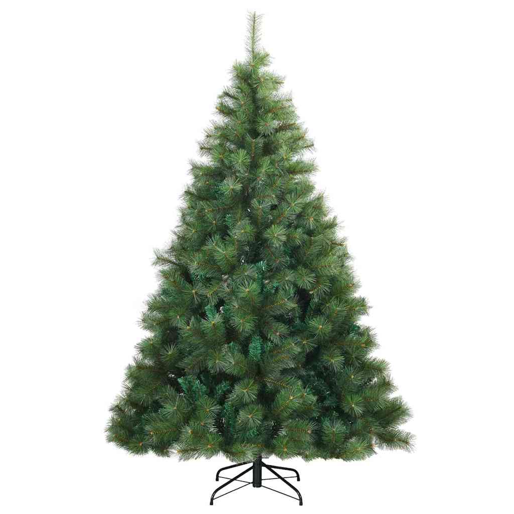 Künstlicher Weihnachtsbaum mit 300 LEDs Grün 240 cm PE und PVC