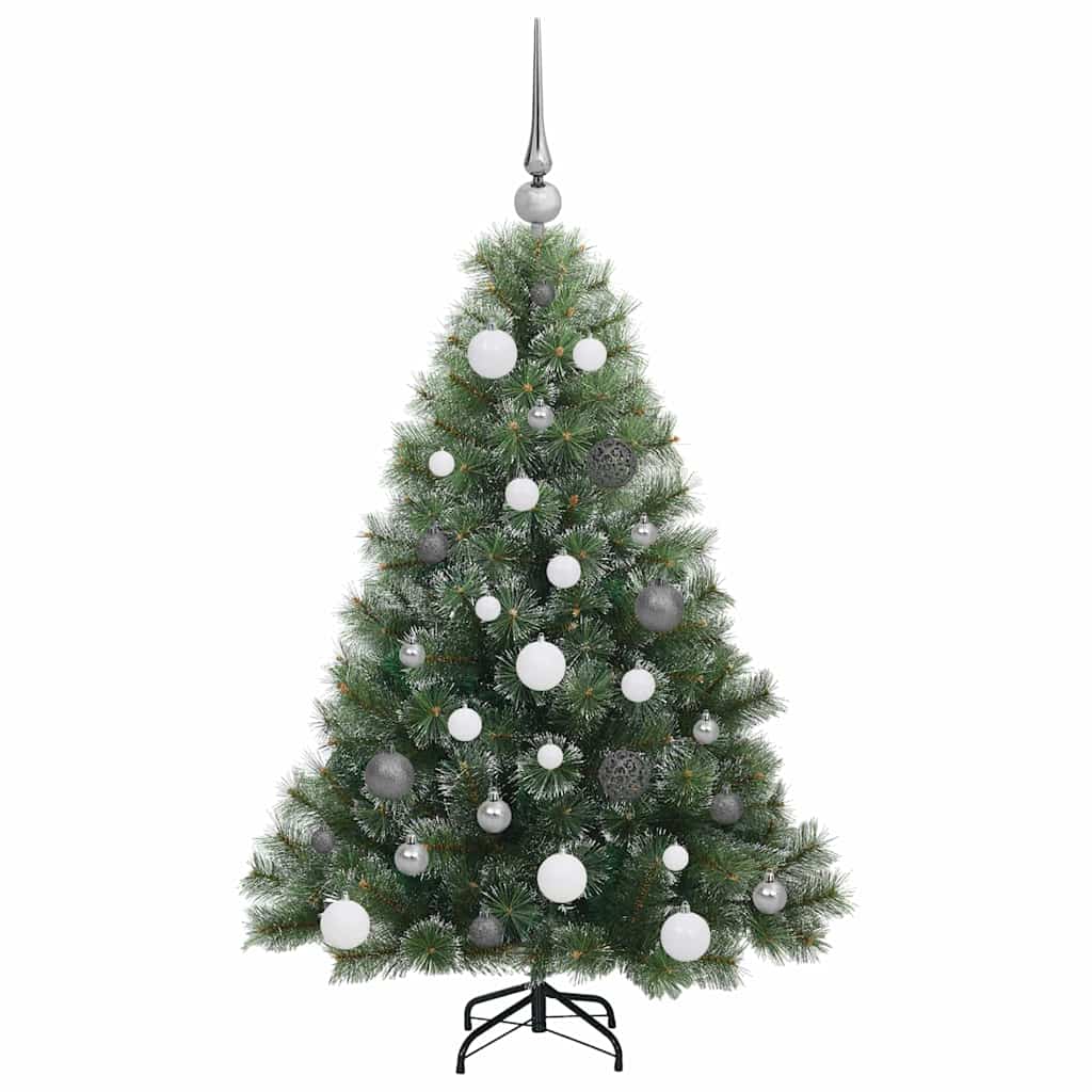Künstlicher Weihnachtsbaum mit 150 LEDs Grün 120 cm PE und PVC