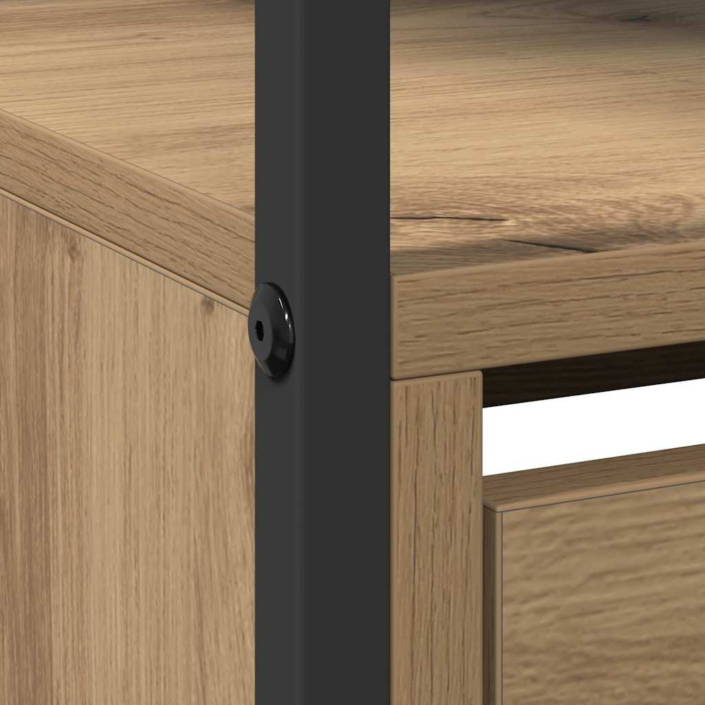 Schuhschrank Artisan-Eiche 100 x 34 x 112 cm Holzwerkstoff