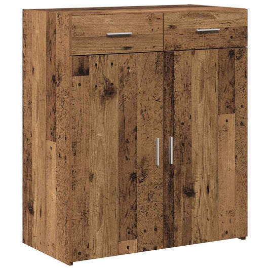 Badschrank Altholz 80 x 42,5 x 93,5 cm Holzwerkstoff