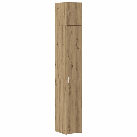 Schlanker Stauraum Schrank Artisan-Eiche 30 x 42.5 x 225 cm