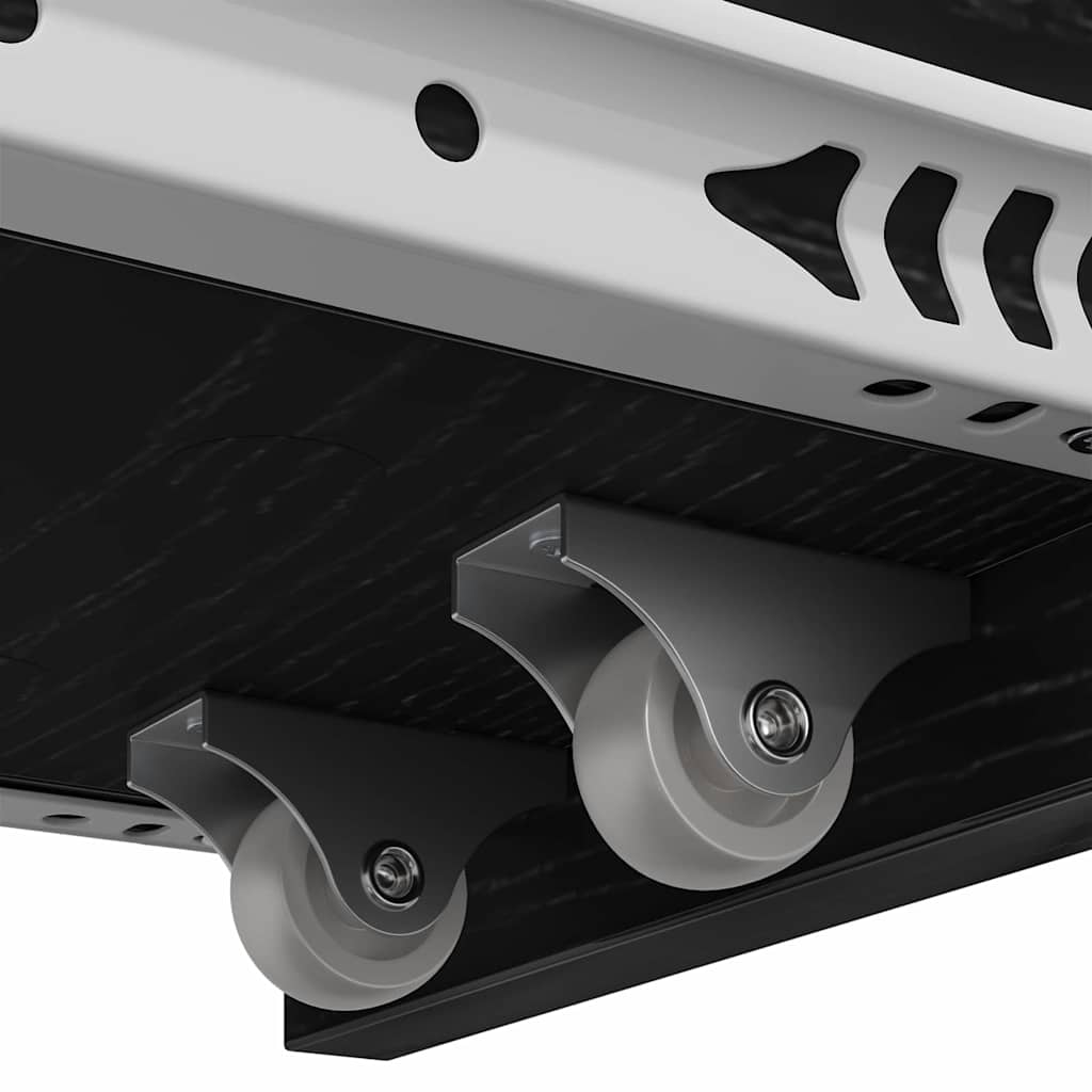 Badezimmermöbel-Set Schwarz Eichen-Optik 80 x 18 x 60 cm