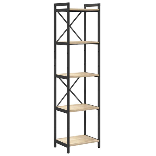 Bücherregal Sonoma-Eiche 40 x 30 x 153 cm Holzwerkstoff