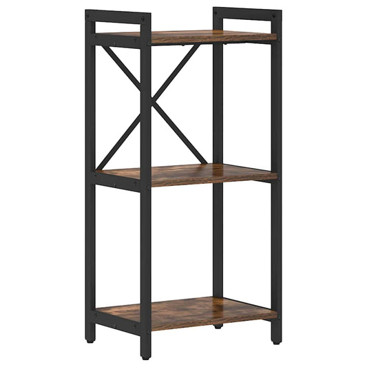 Bücherregal Räuchereiche 40 x 30 x 83 cm Holzwerkstoff