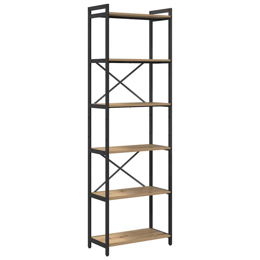 Bücherregal Artisan-Eiche 60 x 30 x 188 cm Holzwerkstoff