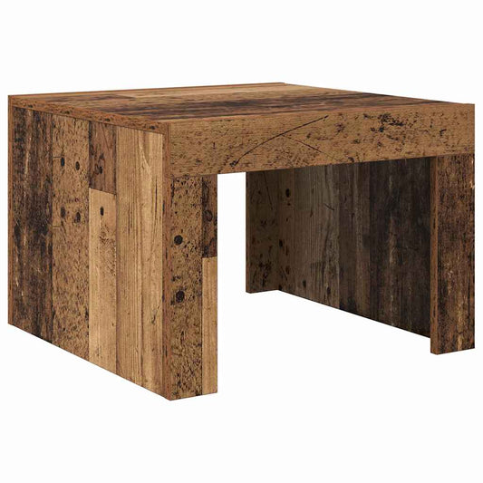 Couchtisch Altholz 50 x 50 x 35 cm Holzwerkstoff