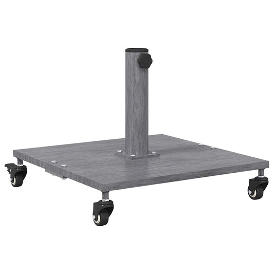 Sonnenschirmständer Dunkelgraue Holzoptik 45 x 45 x 31,5 cm