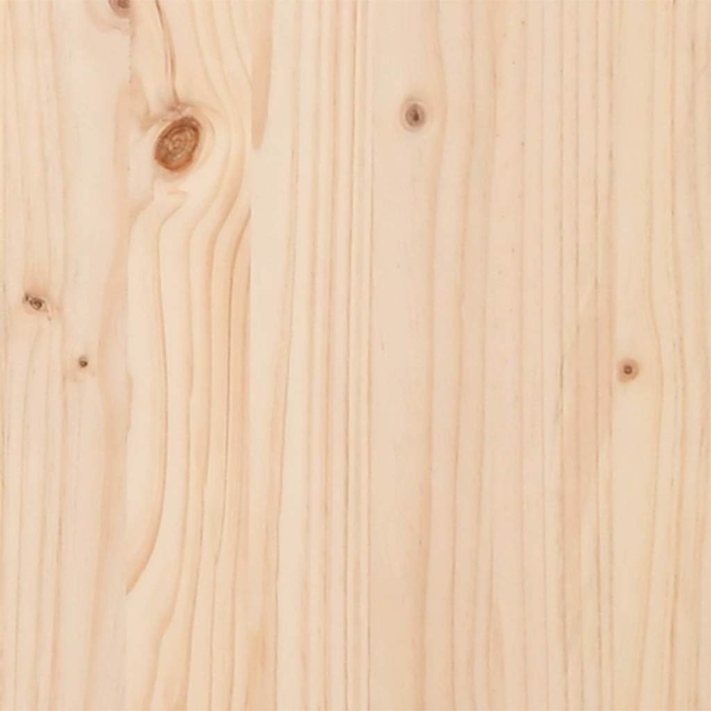 Bodenbettgestell mit Speicher Braun 140 x 210 cm Holz