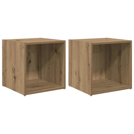 TV-Schrankset 2 pcs Artisan-Eiche 37 x 35 x 37,5 cm