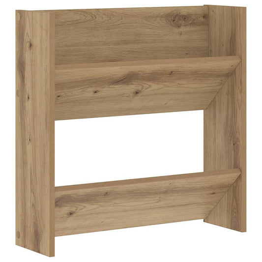 Wandschuhschrank Artisan-Eiche 60 x 18 x 60 cm Holzwerkstoff