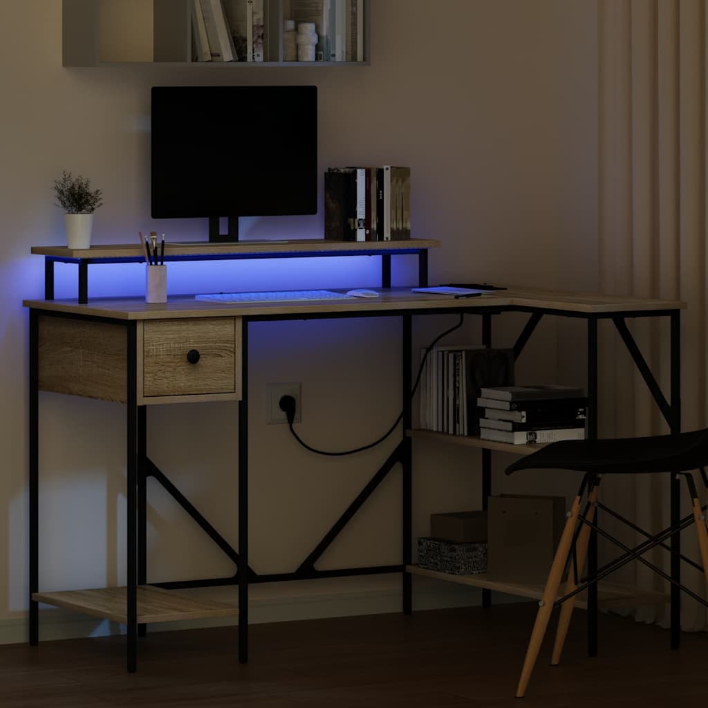 Schreibtisch Sonoma Eiche 120 x 79 x 86.5 cm Holzwerkstoff