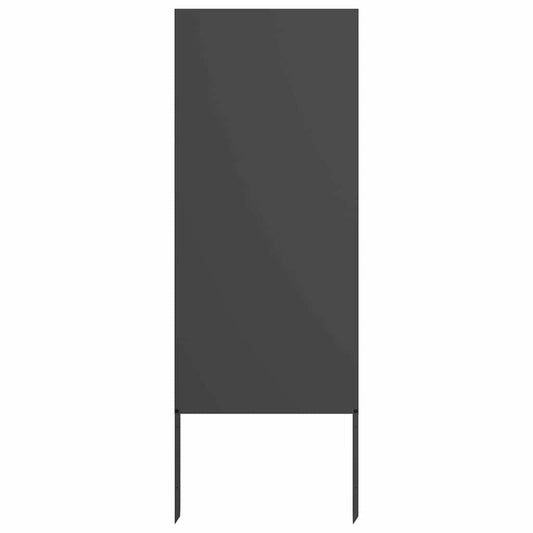 Garten Sichtschutz-Leinwand Schwarz 50 x 140 cm