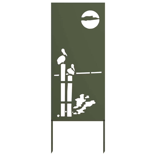 Garten Sichtschutz-Leinwand Olivgrün 50 x 140 cm