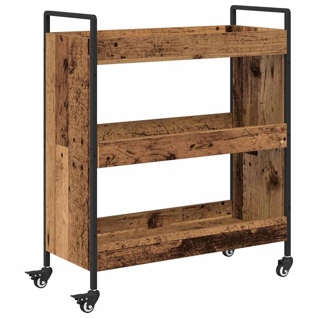 Küchentrolley Altholz 70 x 30 x 82 cm Holzwerkstoff