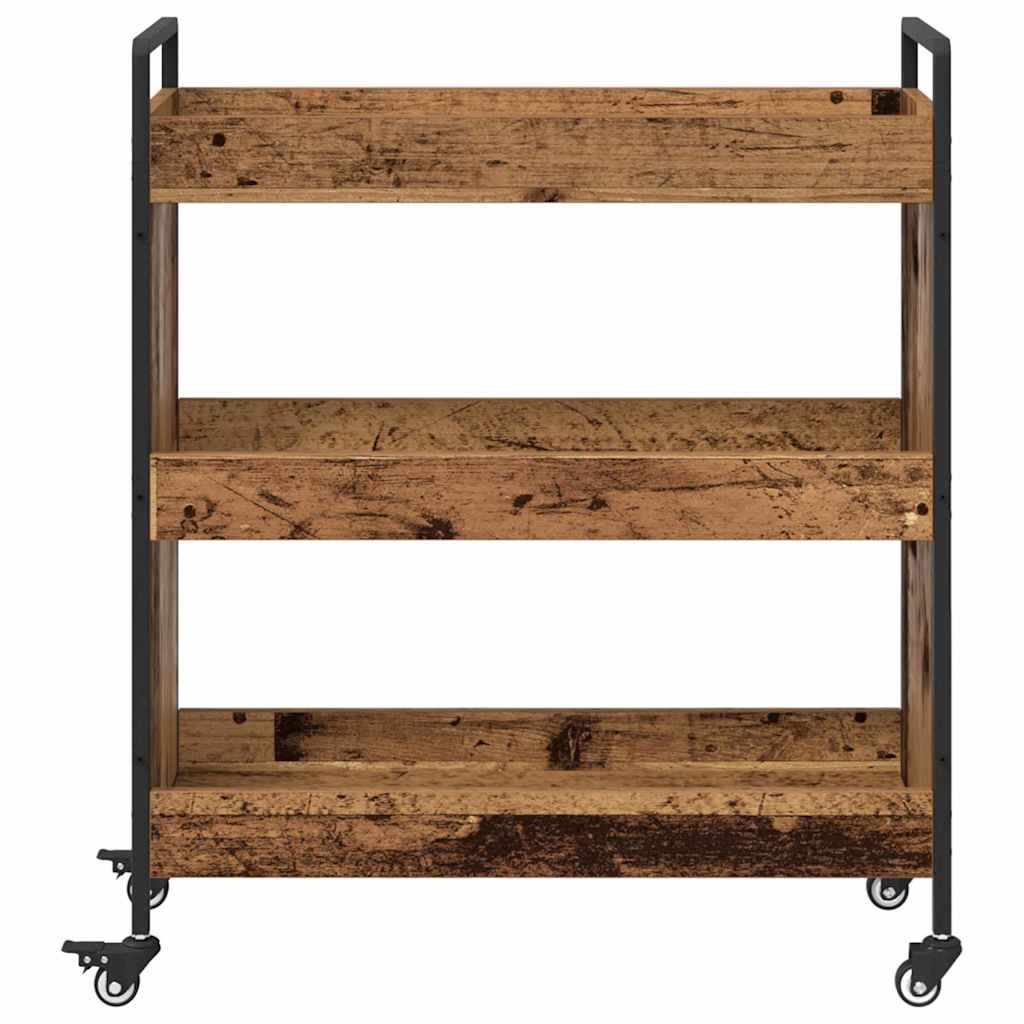 Küchentrolley Altholz 70 x 30 x 82 cm Holzwerkstoff