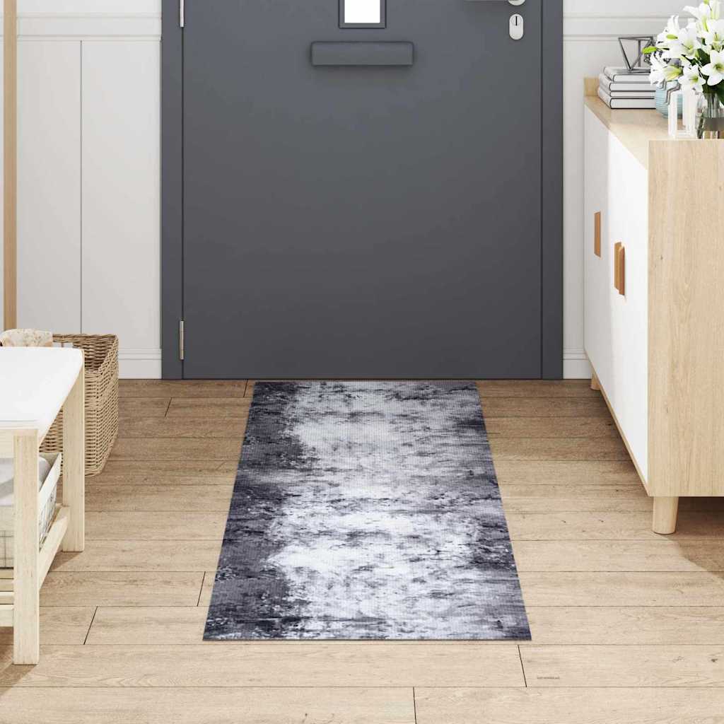 Küchenmatte Grau 180 x 60 cm Samt