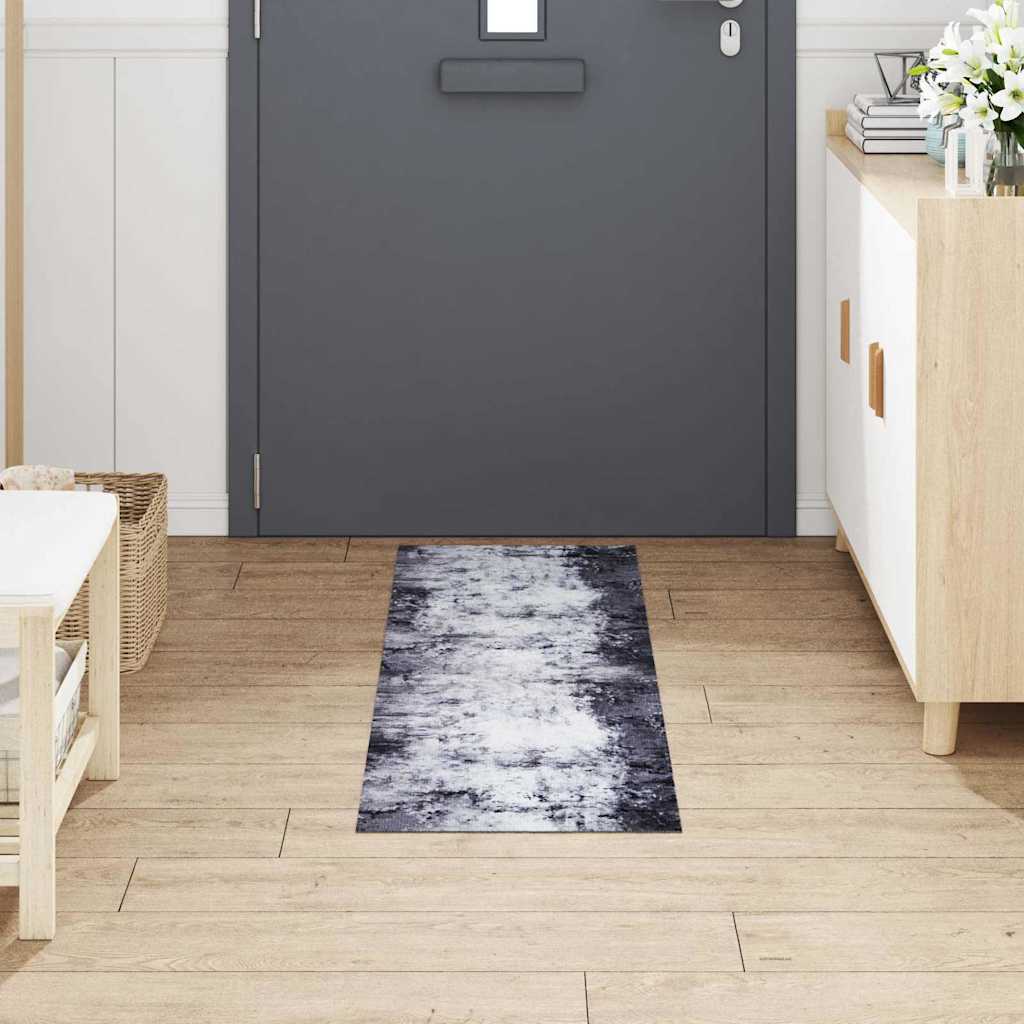 Küchenmatte Grau 150 x 45 cm Samt