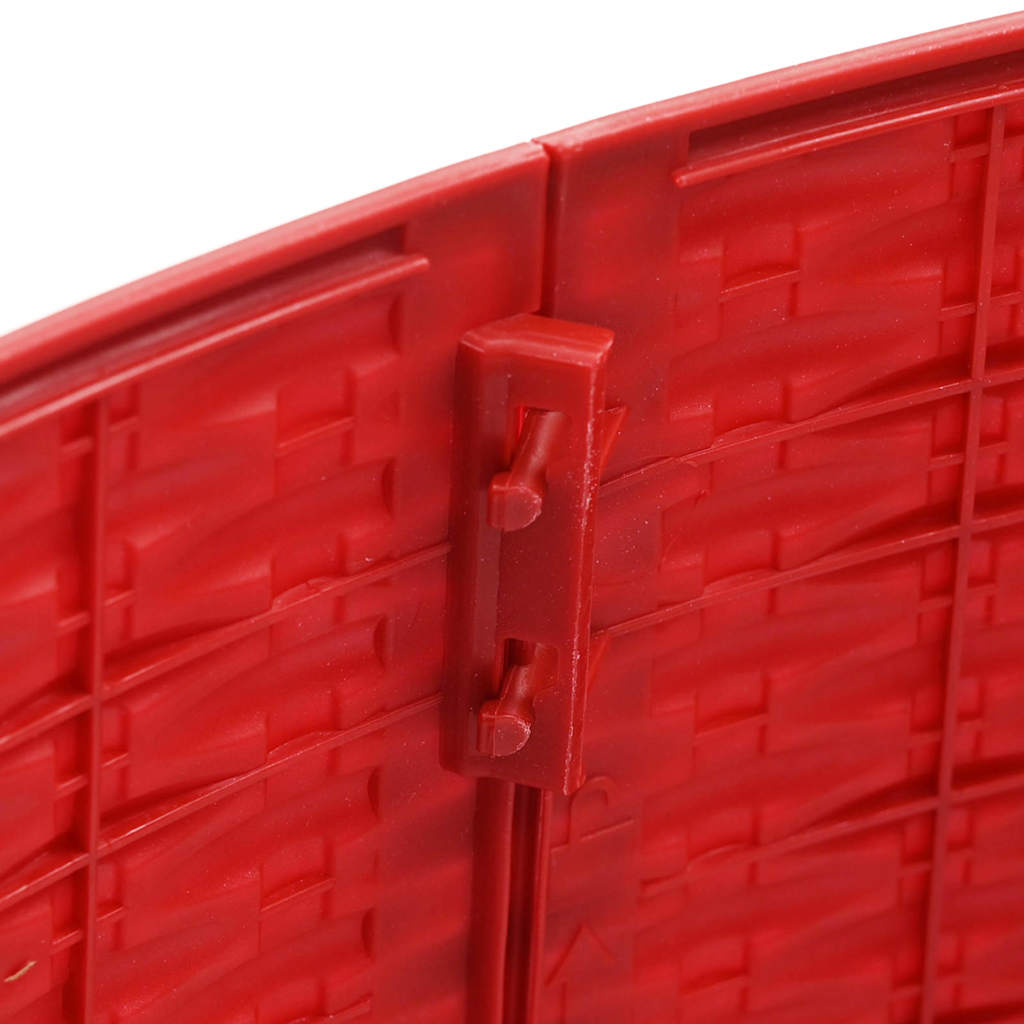 Weihnachtsbaumrock Rot Ø 65 x 23 cm Kunststoff