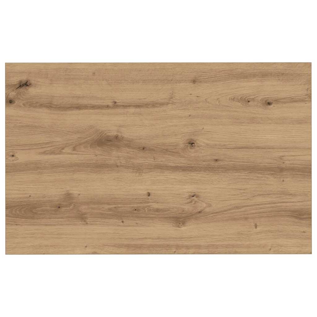 Couchtisch Eiche handwerklich 80 x 50 x 40 cm Holzwerkstoff