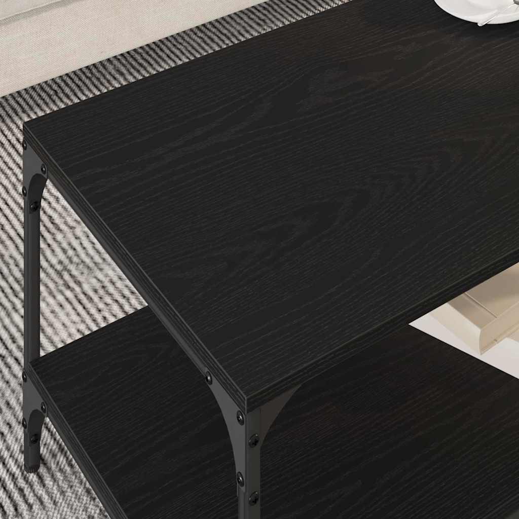 Couchtisch Schwarze Eiche 80 x 50 x 40 cm Holzwerkstoff