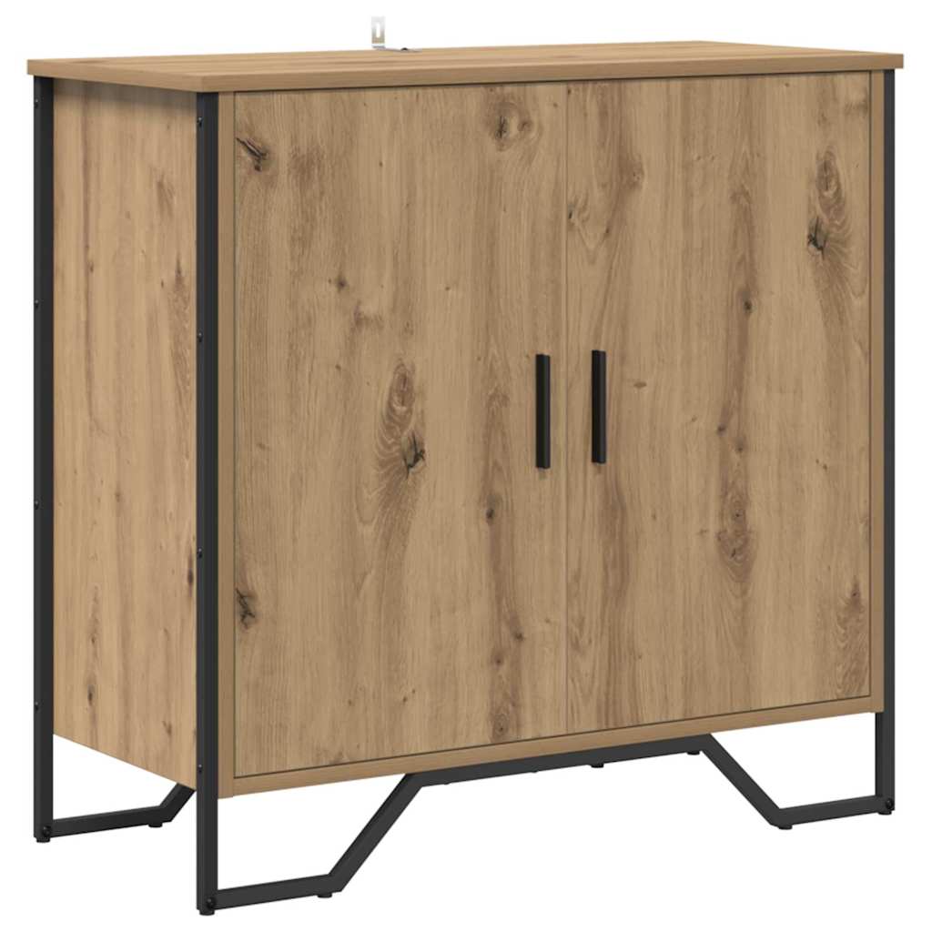 Sideboard Eiche handwerklich 78 x 35.5 x 74.5 cm Holzwerkstoff