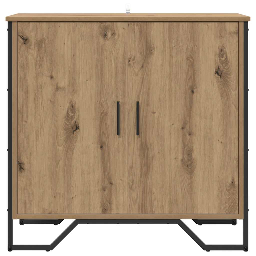Sideboard Eiche handwerklich 78 x 35.5 x 74.5 cm Holzwerkstoff
