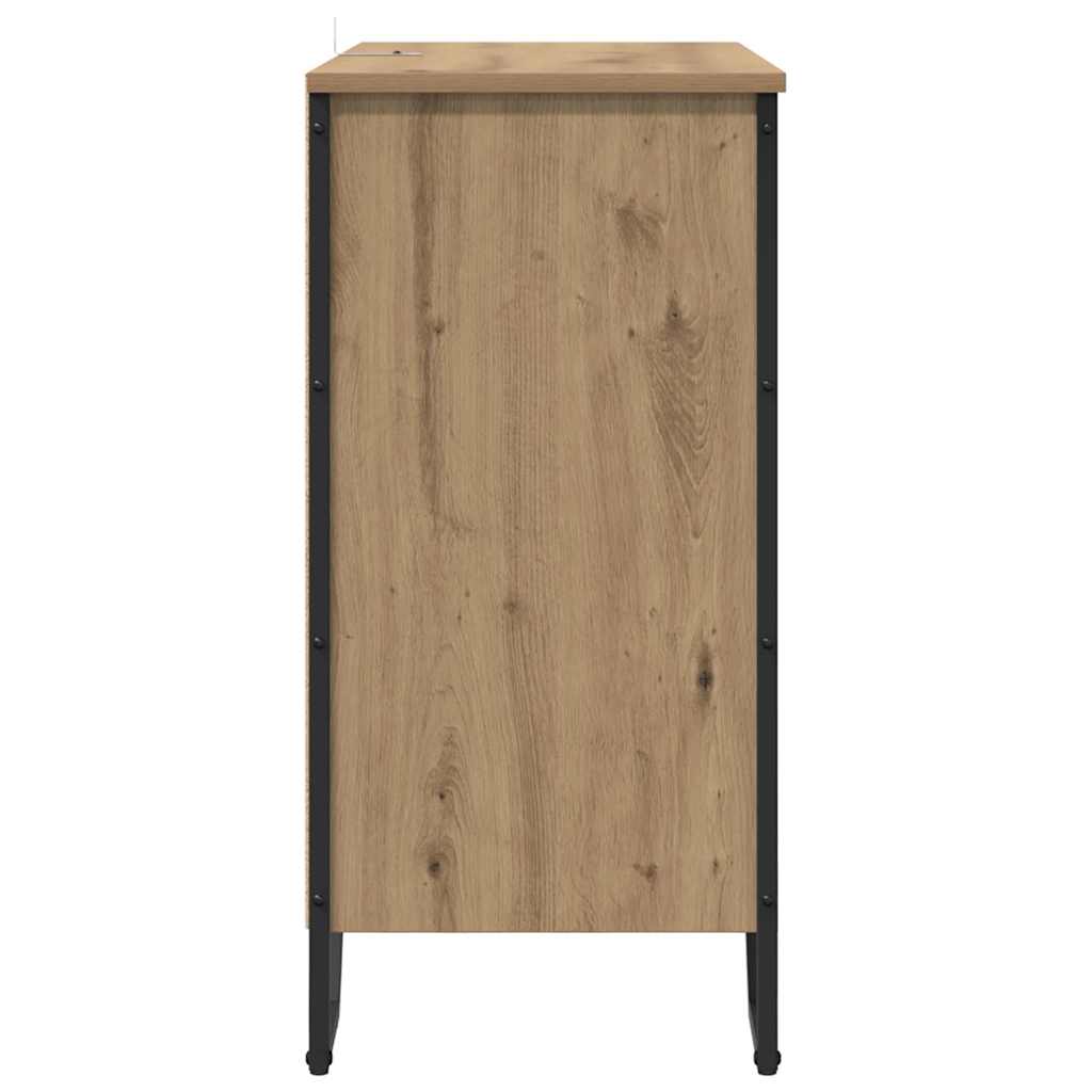 Sideboard Eiche handwerklich 78 x 35.5 x 74.5 cm Holzwerkstoff